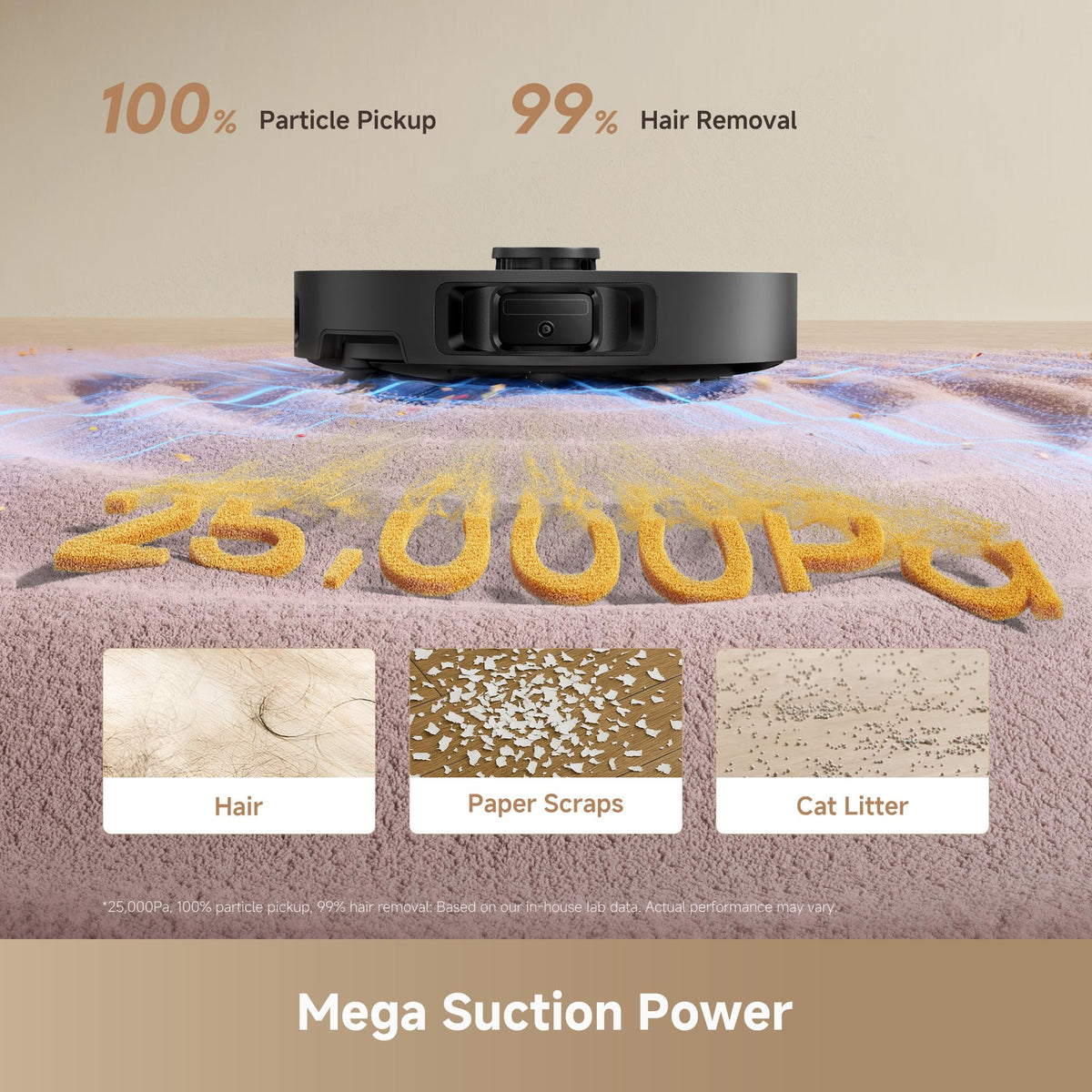 dreame L40 Ultra Gen 2 Robot Vacuum and Mop with 25,000Pa Suction | Extendable Side Brush & Mop, All-in-One Self-Emptying & Cleaning Dock, 10.5mm Mop Lifting, Obstacle Avoidance, App Control