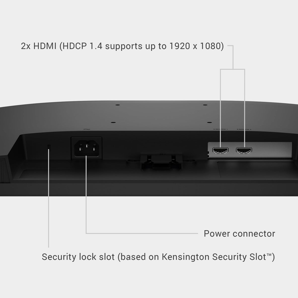 Dell 24 Monitor - SE2426H - 23.8-inch FHD (1920x1080) 144Hz 1ms Display, in-Plane Switching (IPS) Technology, AMD FreeSync™, TÜV 3-Star 2X HDMI, Tilt