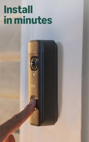 Blink Battery Doorbell 2K+ (newest model) — Wireless video doorbell, 2K video resolution, enhanced audio. Sync Module Core included – System (Black)