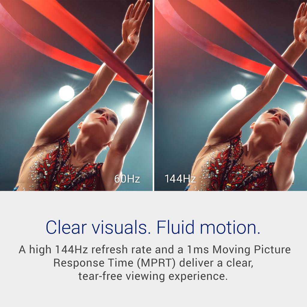Dell 24 Monitor - SE2426H - 23.8-inch FHD (1920x1080) 144Hz 1ms Display, in-Plane Switching (IPS) Technology, AMD FreeSync™, TÜV 3-Star 2X HDMI, Tilt