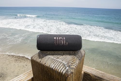 JBL Flip 6 - Portable Waterproof Speaker - Black | Louder, more powerful sound, IP67 waterproof and dustproof, 12 Hours of Playtime, Bold design