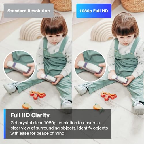 Tapo 1080p Pan/Tilt Security Camera for Baby Monitor, Pet Camera, C200 | Motion Detection, 2-Way Audio, Night Vision, Cloud & SD Card Storage, Works with Alexa & Google Home