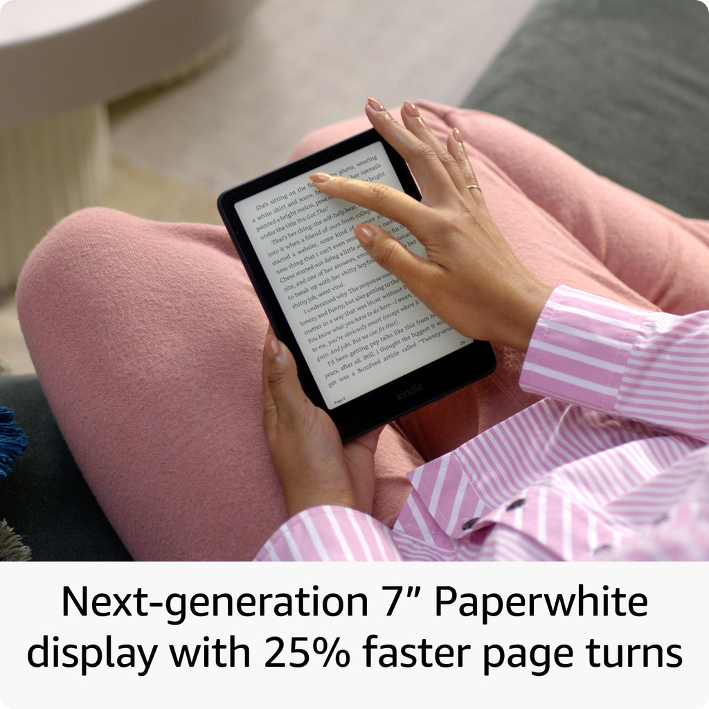 Amazon Kindle Paperwhite Bundle: Includes, Amazon Kindle Paperwhite Signature Edition 32GB | Jade, Plant-Based Leather Cover & Wireless Charging Dock | Jade
