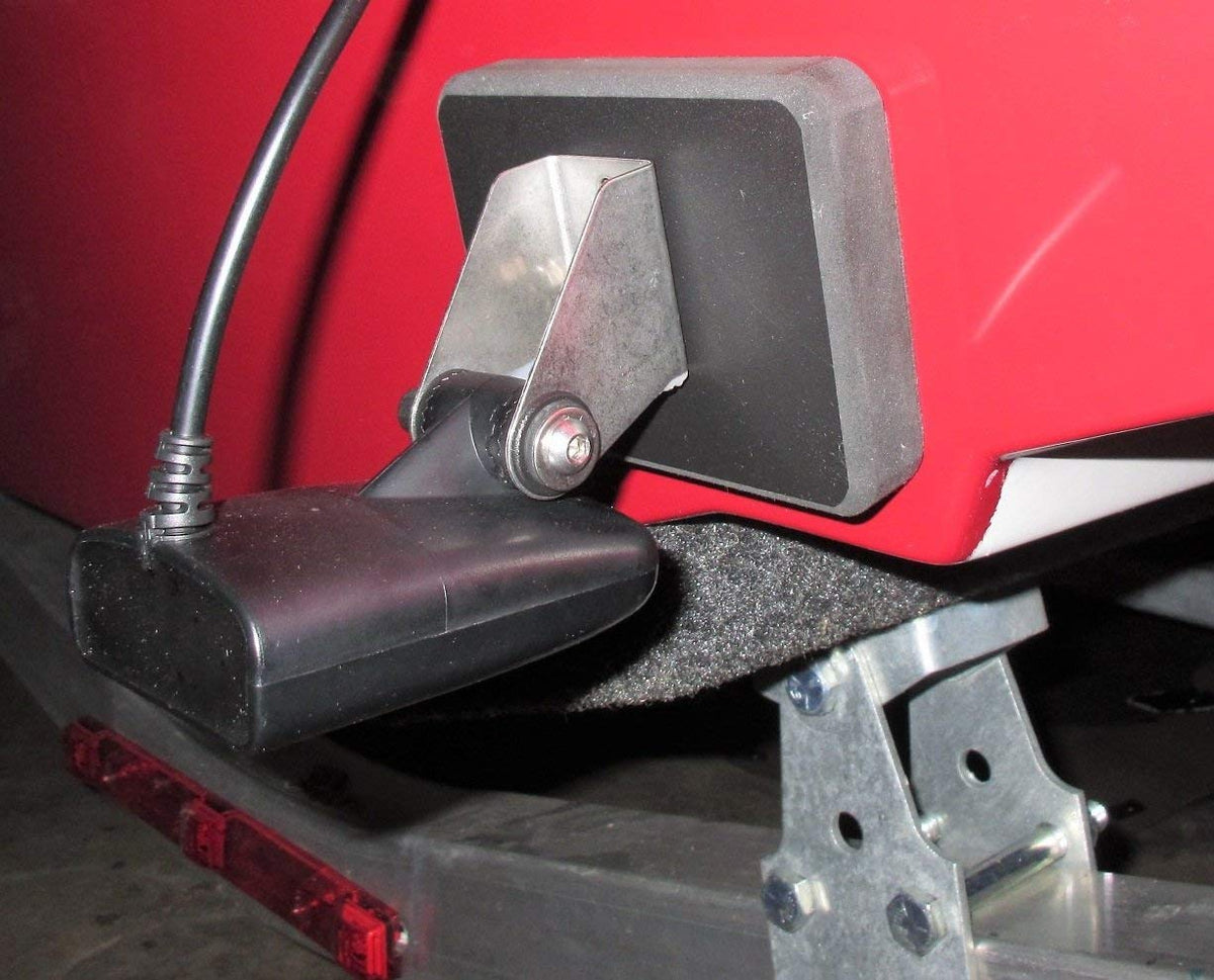 SEAWORTHY INNOVATIONS Stern Pad - Standard Size - Black - Screwless Transducer/Acc. Mounting Kit (not for Large 3D Scan Transducers)
