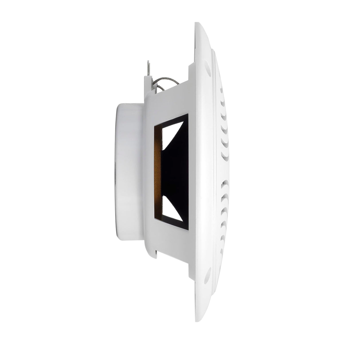 Magnadyne 5-inch Water Resistant Outdoor Speakers, Dual Cone, 25W Peak Power, Marine and RV Compatible (White)