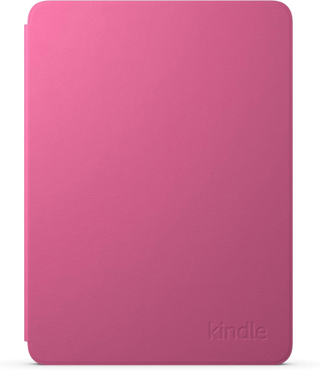 Amazon Kindle Colorsoft Essentials Bundle including Kindle Colorsoft (16 GB) – With color display - Black, Plant-Based Leather Cover-Raspberry and Power Adapter