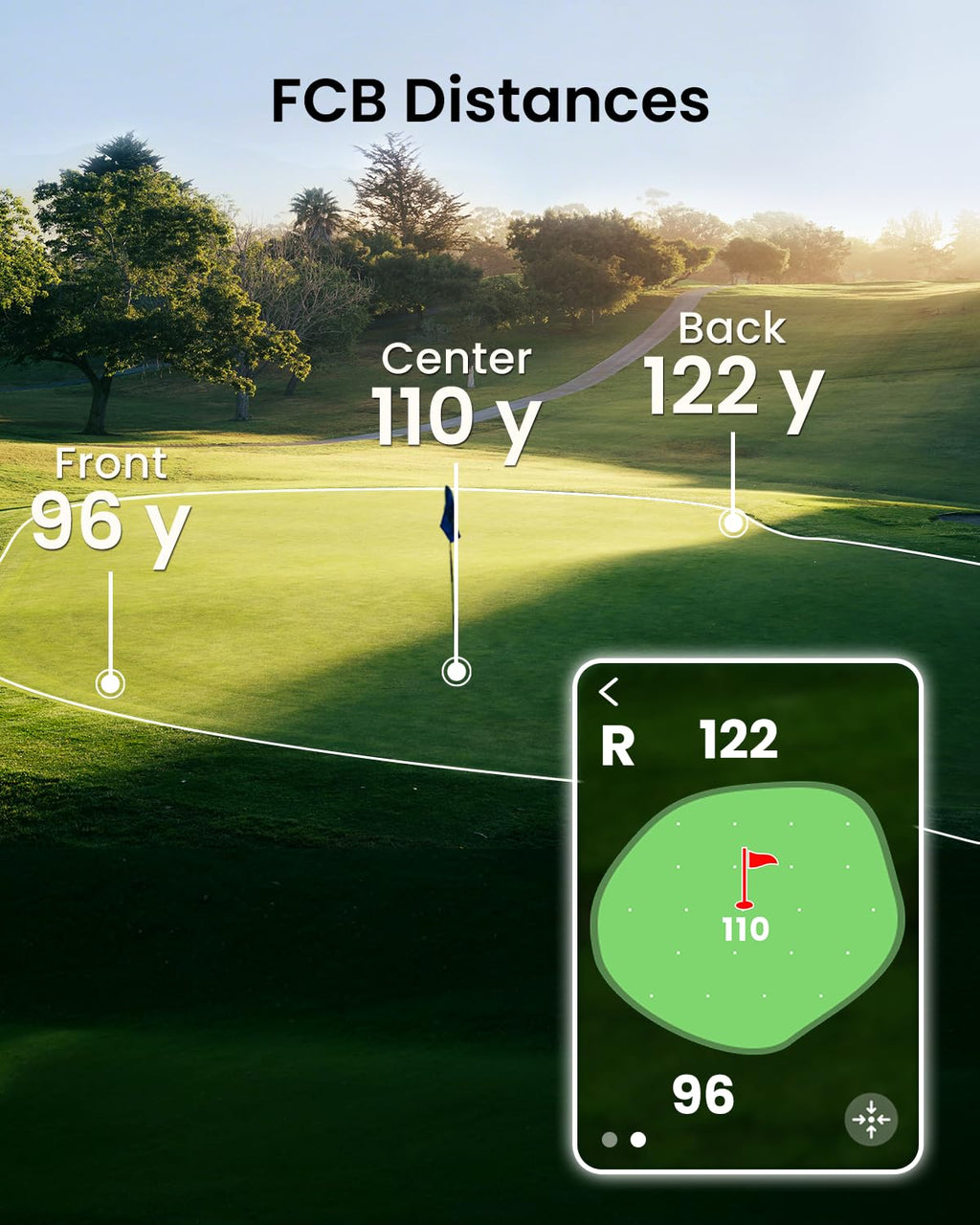 MILESEEY GeneSonic Pro Golf GPS Speaker with 43K+ Courses No-Subscription | Detachable GPS Handheld Rangefinder, MagLock, Color Touchscreen, Visual & Audible Yards, Layup/FCB/Hazard, 15H Battery, IP67