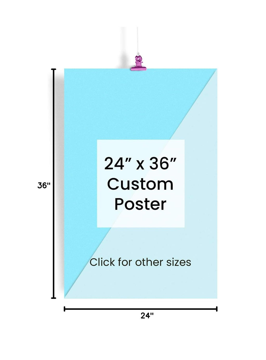 EzPosterPrints - Custom Poster Print - Upload Your Image/Photo - Personalized Photo Prints, Create Your Own Poster - Print Any Photos, Images - 24 X 36 inches
