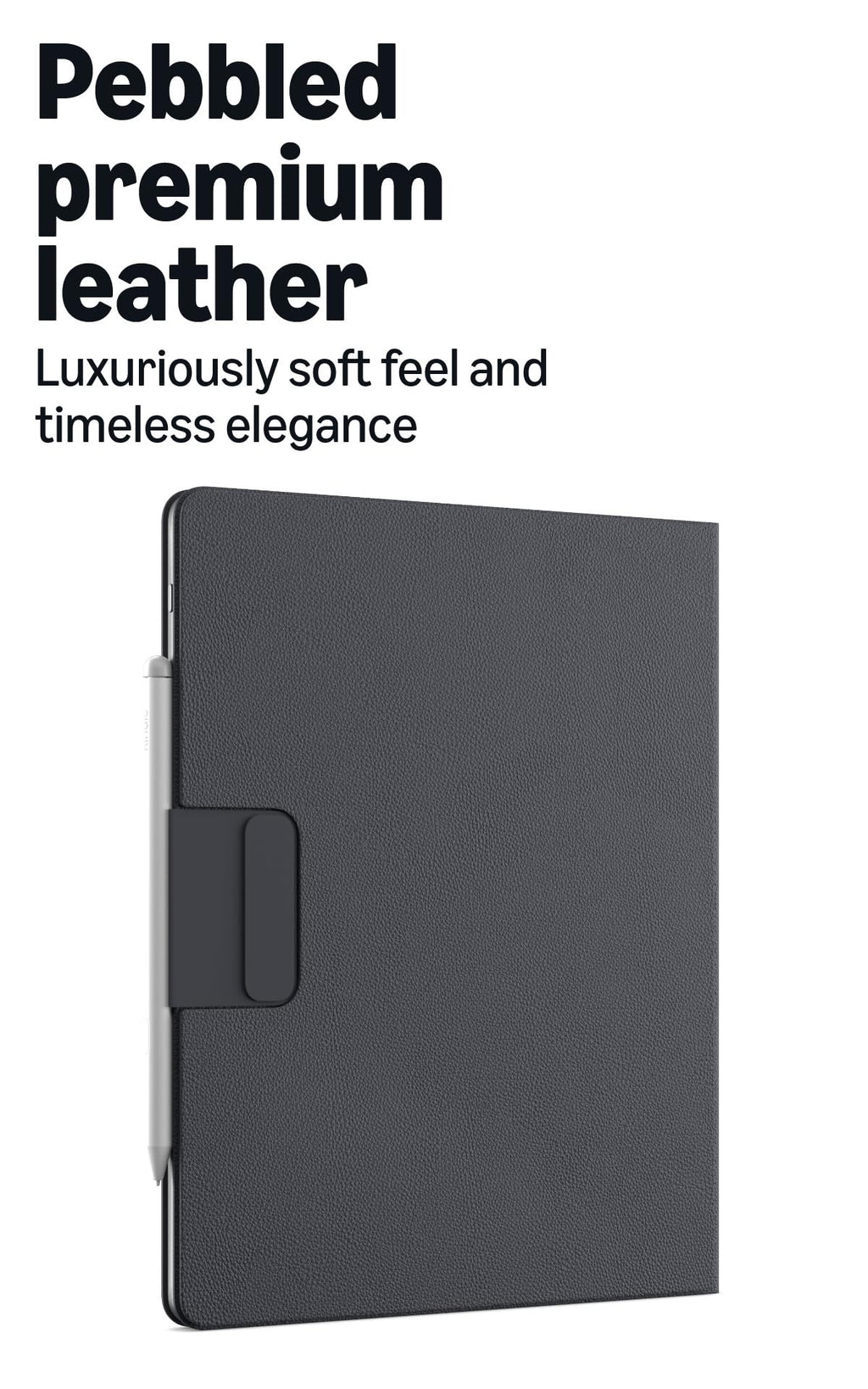 Amazon Kindle Scribe Executive Folio Cover with Magnetic Attach, Sleek Protective Case - Premium Leather