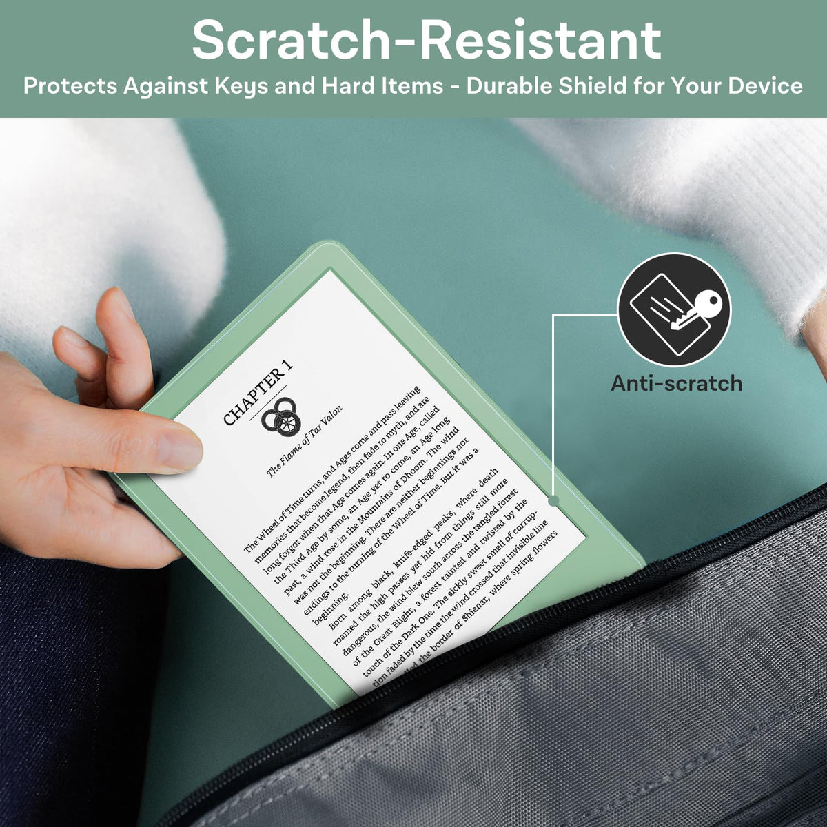 CoBak 3 PackScreen Protector for 6" Kindle 2024 and 2022 (11 Generation) | Anti-Glare Matte, High Clarity, Fingerprint Resistant, Bubble-Free, Precisely‑Cut for Kindle Accessories