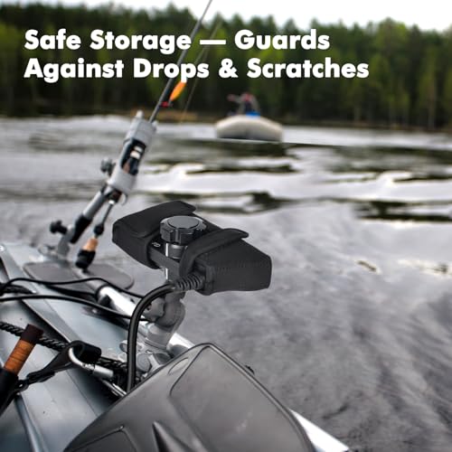 Vivelancia Premium Travel Transducer Cover for Garmin Livescope LVS34 | Waterproof Protective Case for Garmin Transducer Accessories