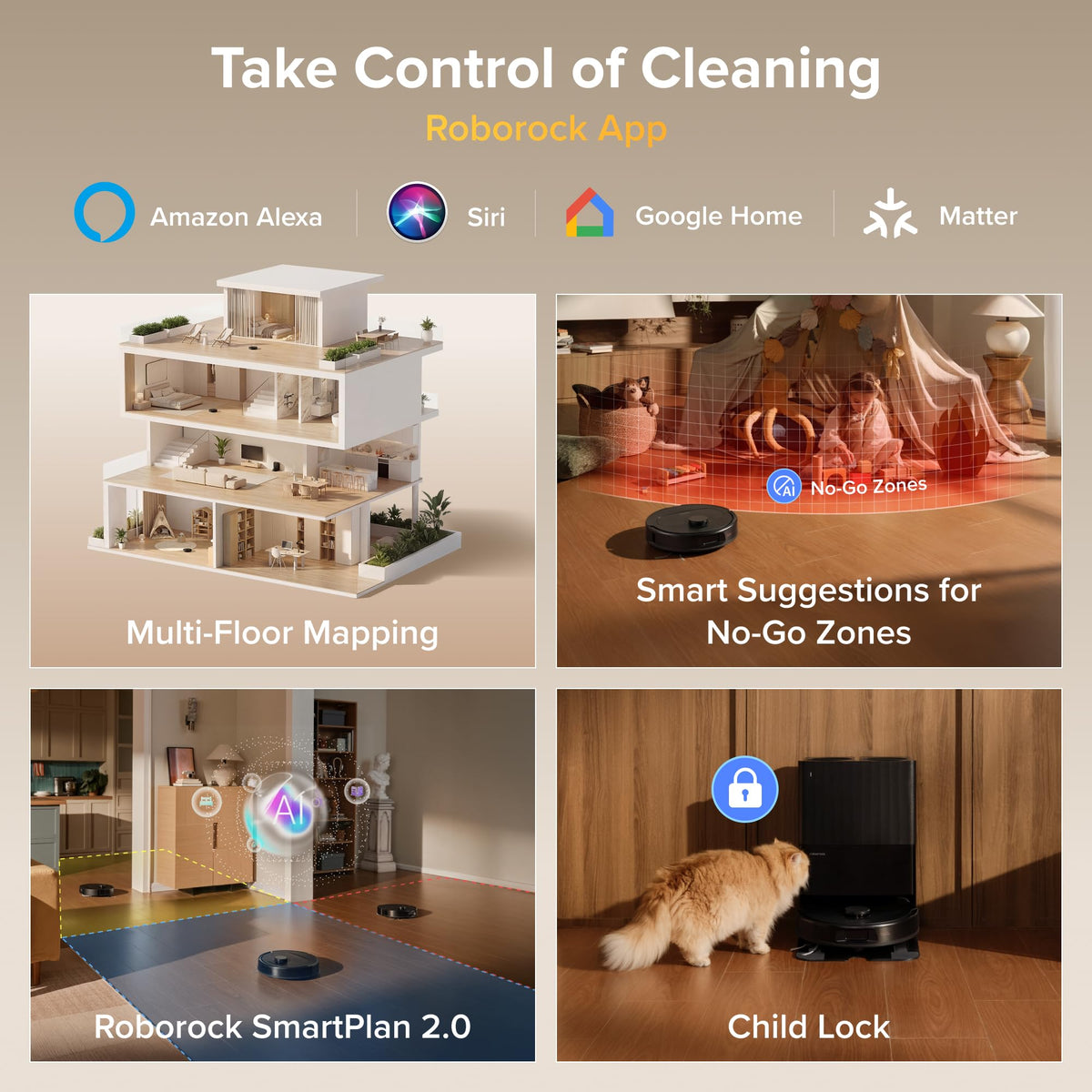 roborock 2026 New Qrevo S Pro Robot Vacuum and Mop, 18,500Pa Suction | Multifunctional Dock with 167℉ Mop Self-Cleaning, Smart Obstacle Avoidance, Anti-Tangle Brush, Liftable Spinning Mop, Black
