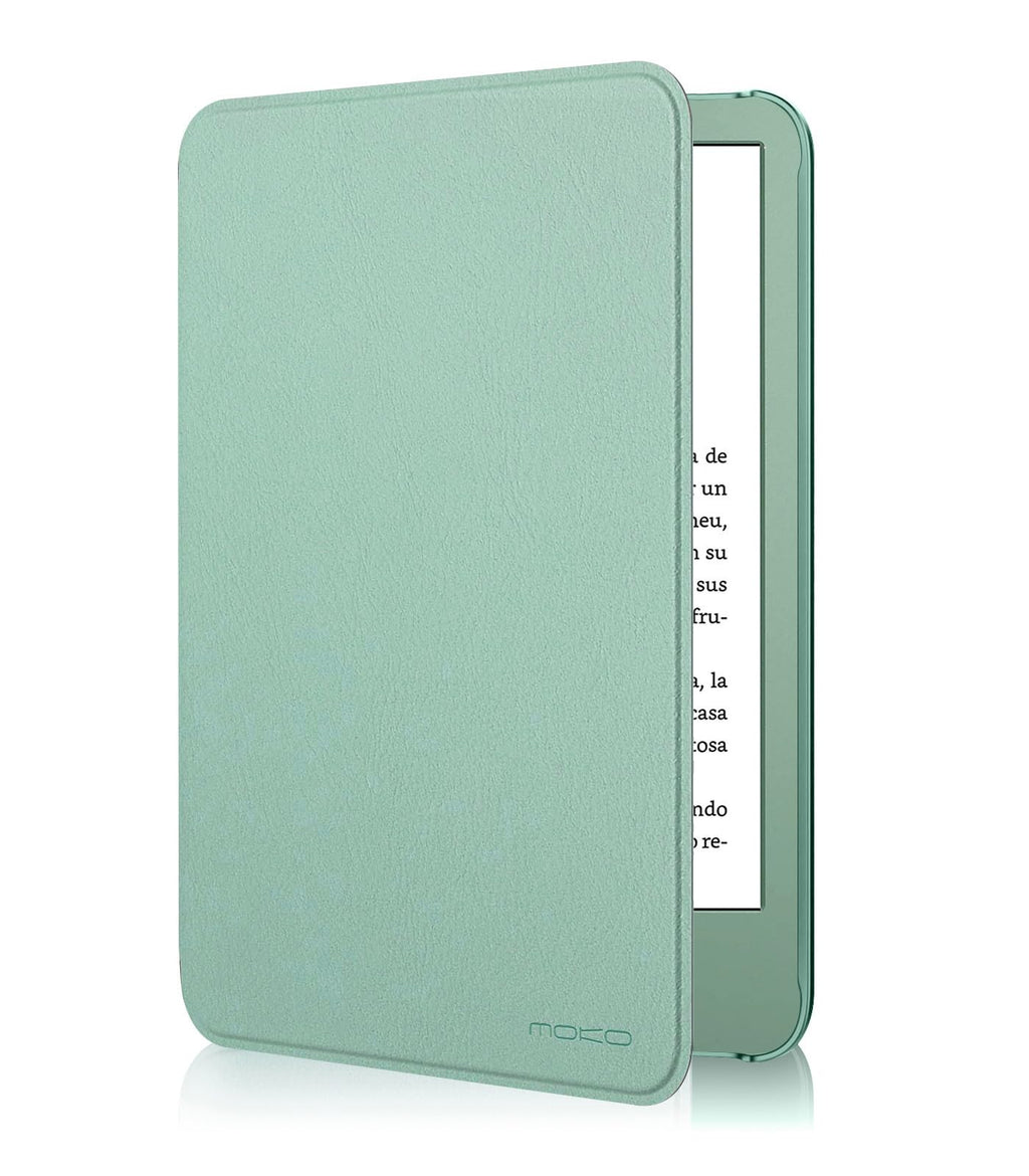 MoKo Case for 6" Amazon Kindle Basic 11th Gen 2024/2022, Matcha | Lightweight Shell Cover, Auto Wake/Sleep, Slim, Waterproof, for Amazon Kindle Basic 11th gen