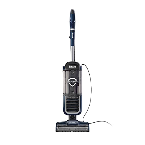 Shark Navigator Swivel Pro Upright Vacuum, HEPA, Pet Hair, Navy, NV151 | Swivel Steering, Powerful Suction, Lightweight Design, 11-Ft Reach, Crevice Tool, Upholstery Tool and Pet Power Brush