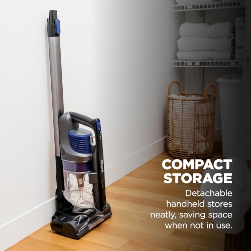 Shark Pet Cordless Stick Vacuum, 40-Min Runtime, Lightweight, Grey, IX141 | Powerful Suction, XL Dust Cup, LED Headlights, Removeable Handheld Vacuum for Carpet & Hard Floors, Crevice & Pet Tool​