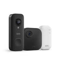 Blink Outdoor 4 and Wired Doorbell 2K+ (newest model) — Two-year battery 1080p camera and 2K hardwired doorbell. Sync Module Core included — 1 Camera + Doorbell (Black)