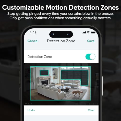 WYZE Indoor Cam Pan, 2K Pan-Tilt Security Camera for Baby/Pet Monitoring | AI Motion Tracking, IR Night Vision, 2-Way Audio, Physical Privacy Mode, Works with Alexa and Google Assistant