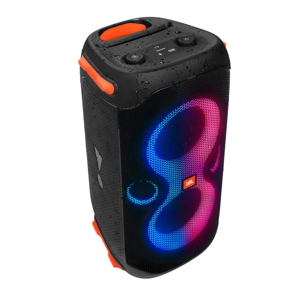 JBL PartyBox 110 - Portable Party Speaker with Built-in Lights, Powerful Sound and deep bass, Black
