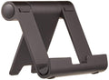 Amazon Basics Multi-Angle Portable Foldable Stand for iPad Tablet, E-reader and Phone, Sturdy Hands-Free Viewing, Black