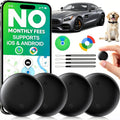 RGIMF GPS Tracker for Vehicles No Subscription, iOS & Android Dual System | Precise Location Car Tracker Tag, IP66 Bluetooth Tracker Device for Key, Luggage, Wallet, Kid and Pet (2-Pack)