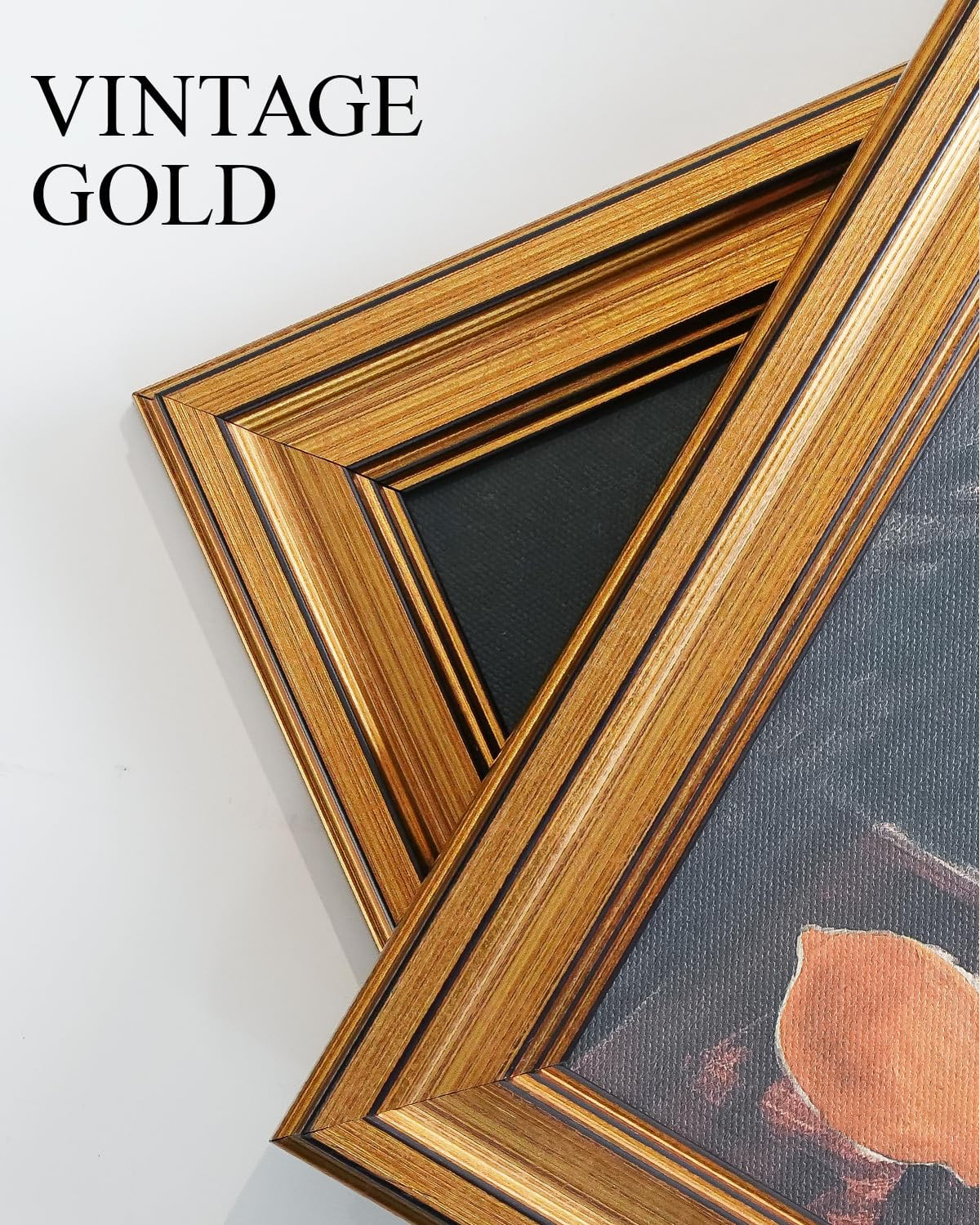 VIYYIEA Vintage Gold Framed Wall Art – Hummingbird Sketch Prints, 8x10 IN | Cute yet exquisite, Bathroom wall decor, High quality frame