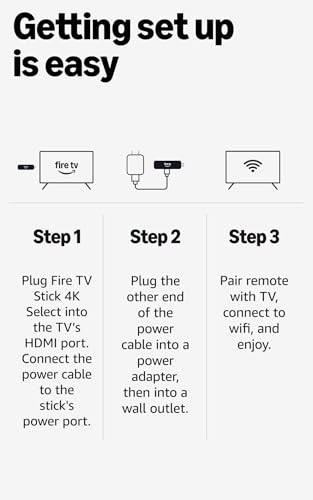Amazon Fire TV Stick 4K Select, start streaming in 4K, AI-powered search, and free & live TV, find shows faster with Alexa+