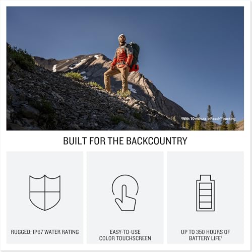 Garmin inReach® Mini 3 Plus, SOS Satellite Communicator | Photo, Voice & Text Messaging Beyond Cell Service, Global Coverage, Color Touchscreen Display, Active Subscription Required