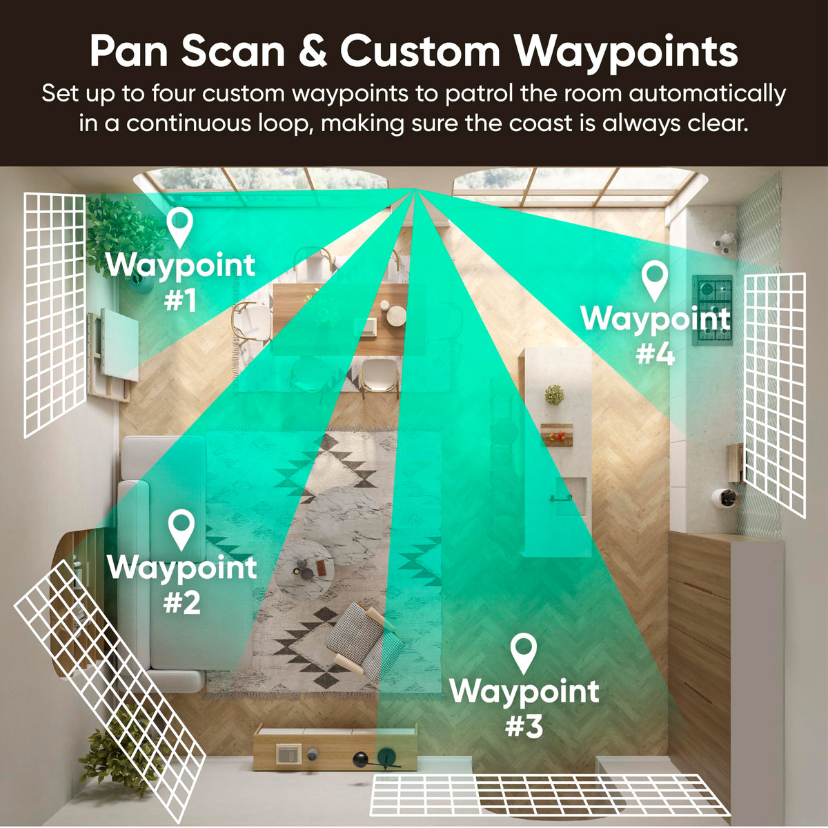 WYZE Indoor Cam Pan, 2K Pan-Tilt Security Camera for Baby/Pet Monitoring | AI Motion Tracking, IR Night Vision, 2-Way Audio, Physical Privacy Mode, Works with Alexa and Google Assistant