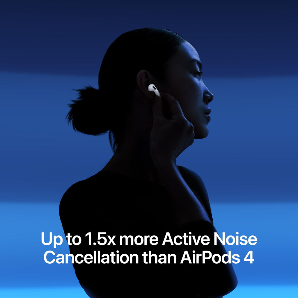 Apple AirPods 5 Wireless Earbuds with Active Noise Cancellation | Bluetooth Headphones, Personalized Spatial Audio, Live Translation, USB-C Charging Case, H2 Chip