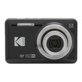 Kodak PIXPRO FZ55 16MP Compact Digital Camera, 5X Optical Zoom, Black | 1080p Full HD Video, 28mm Wide Angle Lens, 2.7 Inch LCD, Point and Shoot, Vlogging Camera, Li-Ion Battery