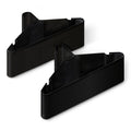 Amazon Basics Space Saving Plastic Clothes Hangers, Sturdy Closet Organizer for Shirts and Jackets, Adult Size, Black, 50-Pack