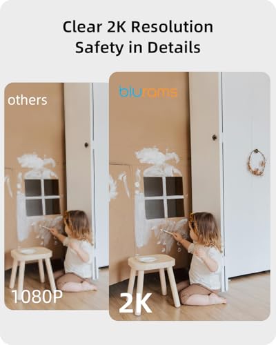 blurams Security Camera, 2K Indoor Camera 360° Pet Camera for Home Security | Motion Tracking, Dual-Band WiFi6, 2-Way Audio, IR Night Vision, Siren, Compatible with Alexa & Google Assistant