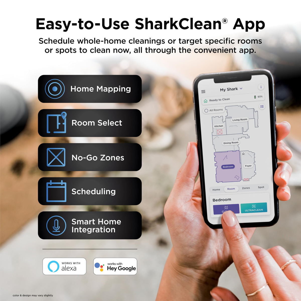 Shark Matrix Plus Robot Vacuum & Mop Combo, 60-Day Self-Emptying, AV2610WA | Matrix Clean Navigation for Carpet, Hard Floors & Pet Hair, HEPA, Sonic Mopping, Anti-Hair Wrap, LiDAR Mapping, Wi-Fi Control