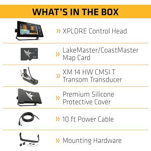 Humminbird XPLORE Series GPS Fish Finder MEGA Side Imaging+ & HD Touchscreen Display