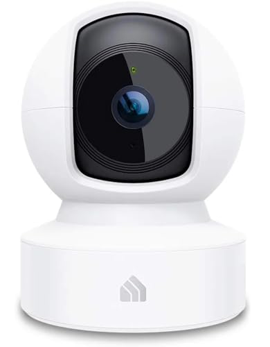 Kasa 1080p Indoor Pan/Tilt Wired Security Camera, Baby & Pet Monitor, EC70 | Motion Detection & Tracking, 2-Way Audio, Night Vision, Subscription-Free Local Storage or Optional Cloud