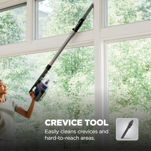 Shark Pet Cordless Stick Vacuum, 40-Min Runtime, Lightweight, Grey, IX141 | Powerful Suction, XL Dust Cup, LED Headlights, Removeable Handheld Vacuum for Carpet & Hard Floors, Crevice & Pet Tool​