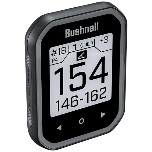 Bushnell Golf Phantom 3 Slope GPS, Black | Handheld, Touchscreen, Slope-Adjusted Distances, 38,000+ Courses & Magnetic Cart Mount