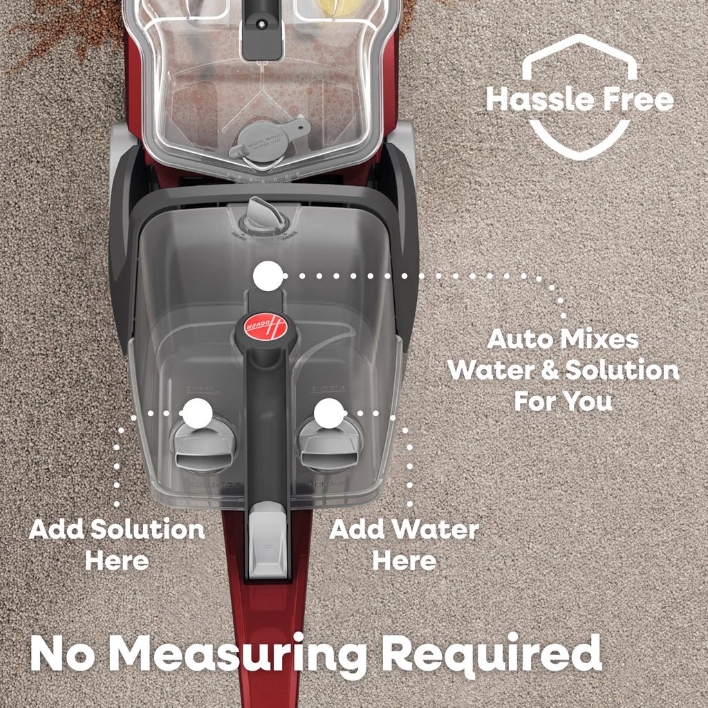 Hoover PowerScrub Deluxe Carpet Cleaner Machine, Pet & Upholstery Tools | Deep Cleaning Carpet Shampooer Machine, SpinScrub Brushes, HeatForce Drying, Pair with Hoover Carpet Cleaner Solution