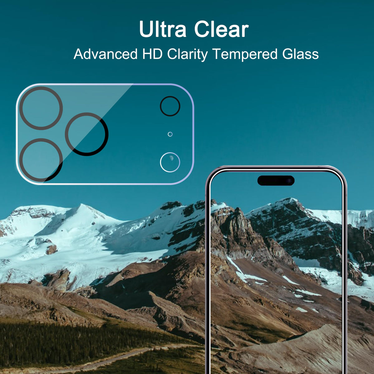 Ailun 3 Pack Camera Lens Protector for iPhone 17 Pro Max, Tempered Glass | Tempered Glass, Ultra HD, Anti-Scratch, Case Friendly