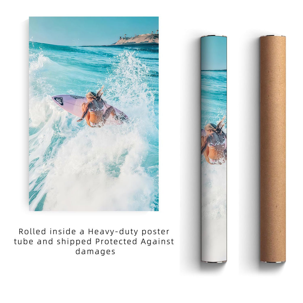 JIMUJIA Custom Canvas Art Print (24L x 36W), Personalized Photo Wall Decor | Unframed Canvas Print (Optional Frames) Customizable Photo Portrait Gift for Living Room, Bedroom, Office Decor