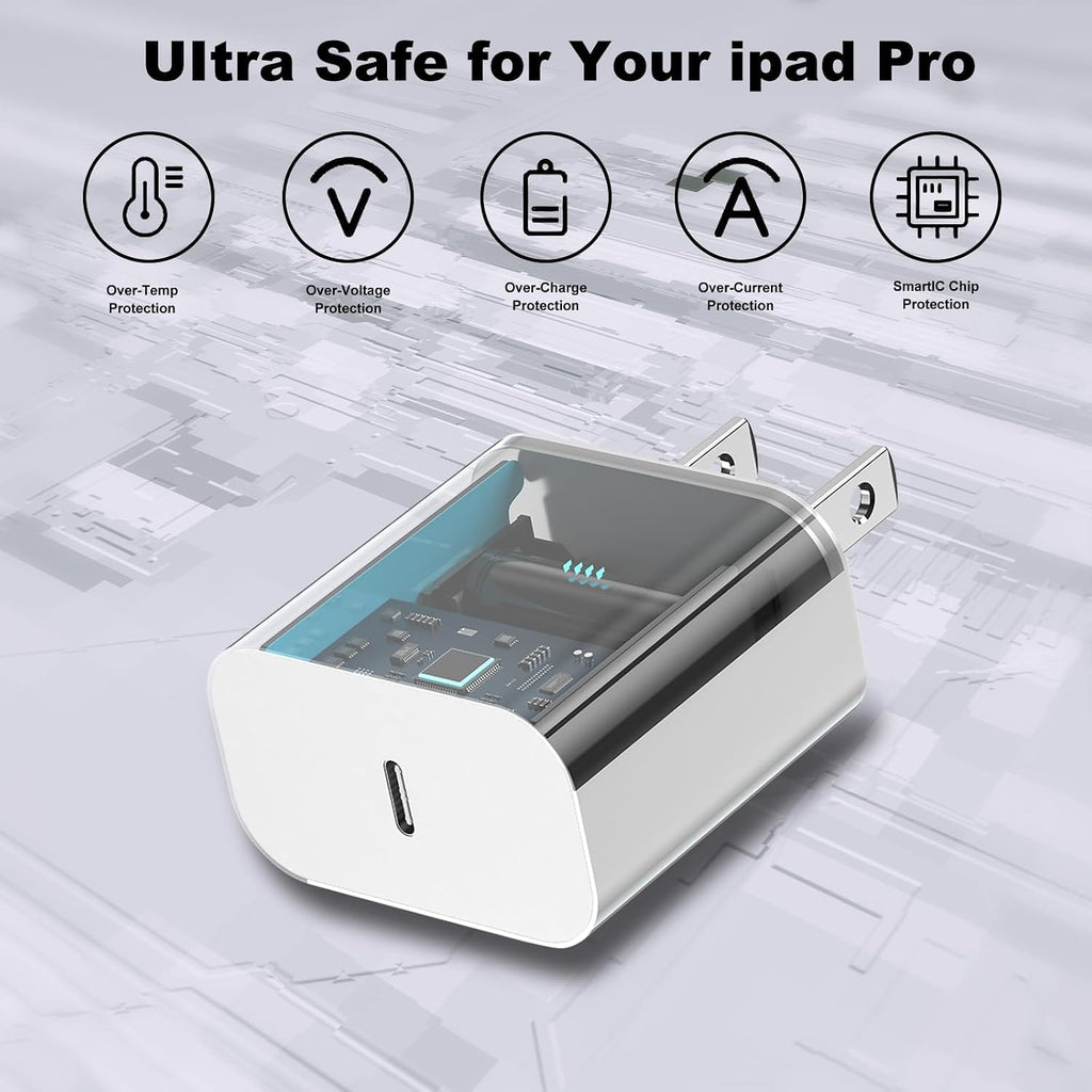 iPhone 18 17 16 15 Charger Fast Charging 2Pack Apple USB C Charger Block | Type C Chagrer Fast Charging with 6FT USBC to C Charger Cable for iPhone 18 17 16 15/Pro/Pro Max/iPad