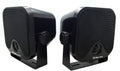 4 Inches Heavy Duty Waterproof Boat Marine Box Outdoor Speakers Surface Mounted for Skid Steer ATV UTV RZR Golf Cart Tractor Powersports Boat Truck Jeep