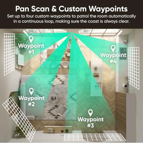 WYZE Indoor Cam Pan, 2K Pan-Tilt Security Camera for Baby/Pet Monitoring | AI Motion Tracking, IR Night Vision, 2-Way Audio, Physical Privacy Mode, Works with Alexa and Google Assistant