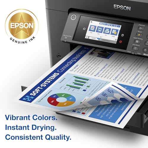 Epson 812 Genuine Ink Cartridge XL Black and Standard Color Combo Pack | Works With WorkForce Pro WF-7310 WF-7820 WF-7840 EC-C7000 Printers