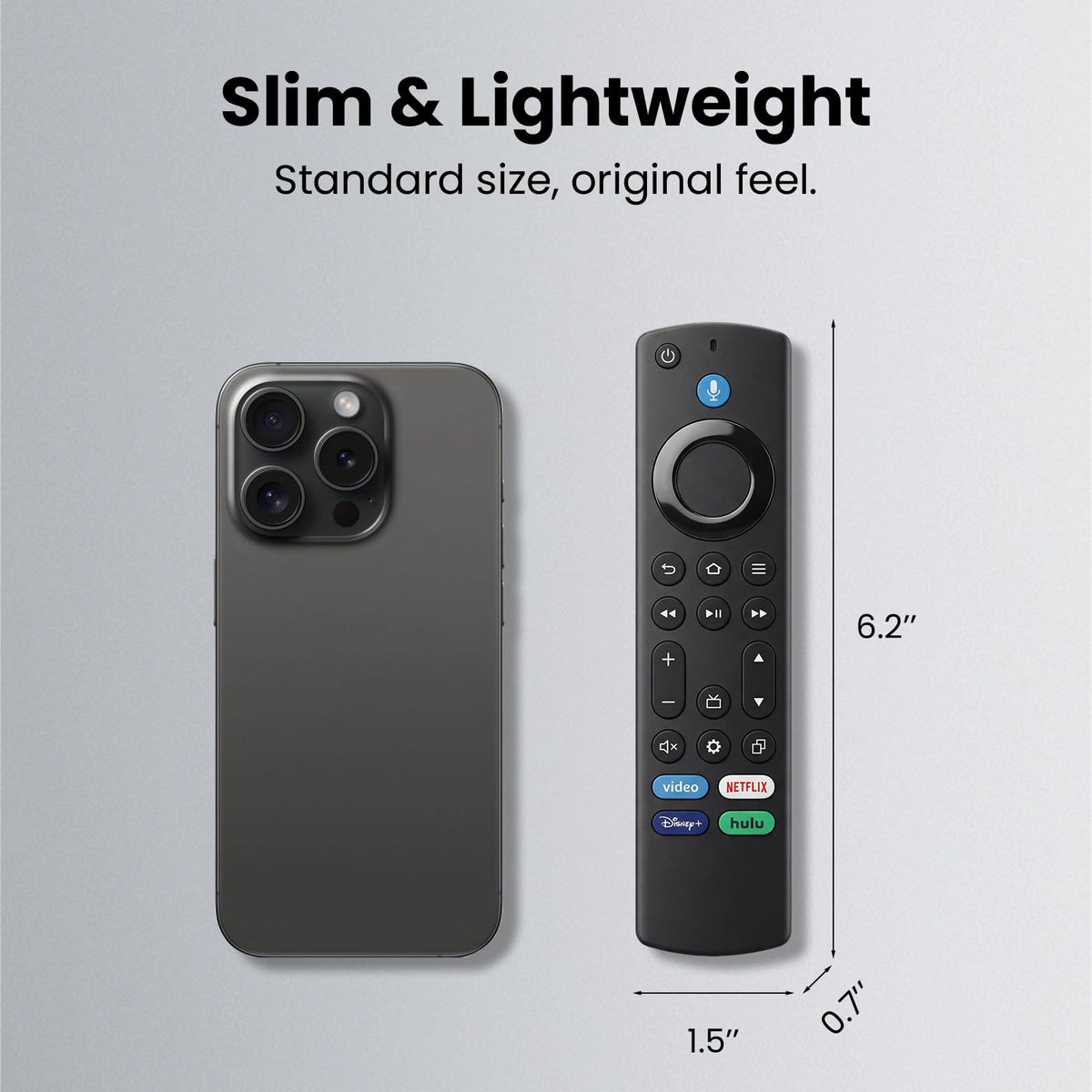 Replacement Remote for Insignia Toshiba Amazon Fire Smart TV | Voice Control, Simple Setup, 1-Year Warranty