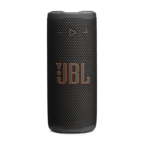 JBL Grip Portable Bluetooth Speaker, Waterproof, Ambient Light - Black | Up to 14 Hr Playtime, AI Sound Boost, IP68 Waterproof And Dustproof, Drop-Proof, App Control, Ideal For Outdoor And Travel
