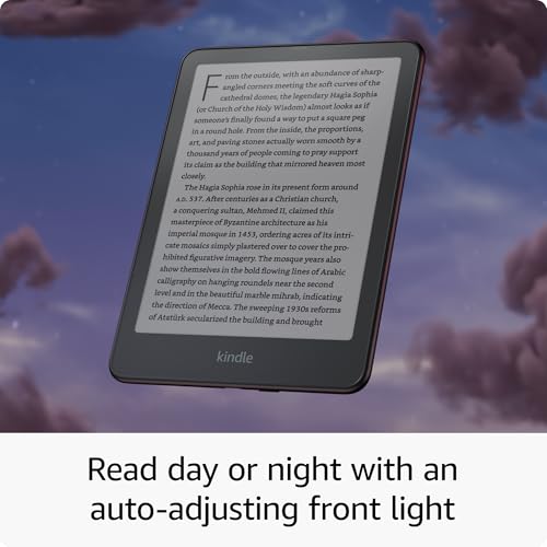 Amazon Kindle Paperwhite Bundle: Includes, Amazon Kindle Paperwhite Signature Edition 32GB | Black, Premium Leather Cover | Walnut & Wireless Charging Dock