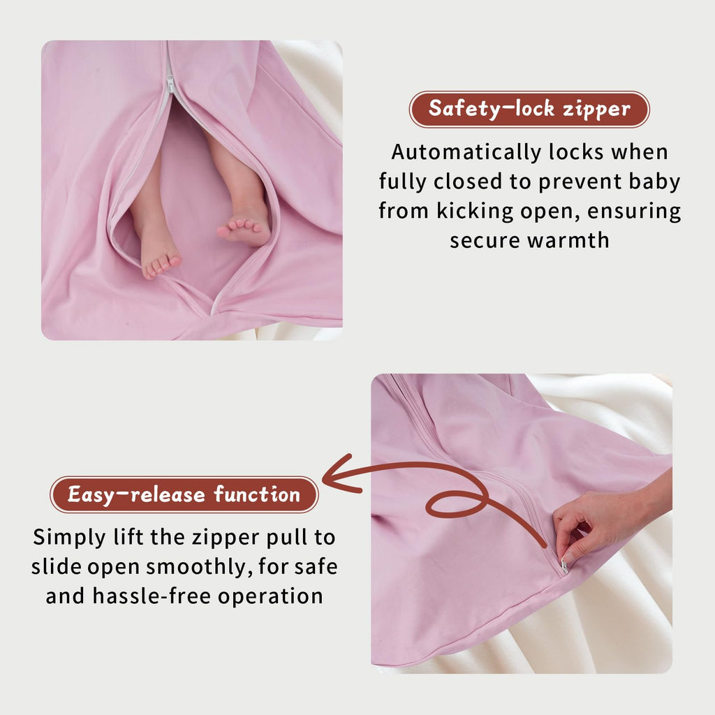 Baby Sleep Sack 0-6 Months, 100% Cotton Wearable Blanket, 0.5 Tog, 3 Pack | Lightweight Infant Sleeping Bags, for Newborn Toddler, 2-Way Zipper for Easy Change, Soft and Breathable,Baby Sleep Essential