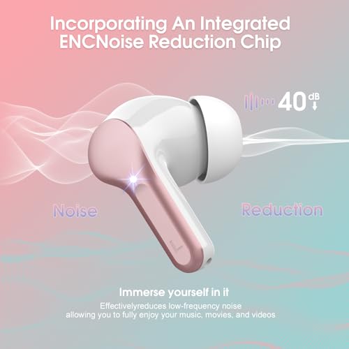 Wireless Earbuds, Bluetooth 5.4 Headphones HiFi Stereo, Bluetooth Earbuds