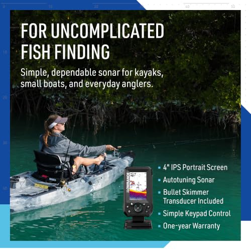 Lowrance Eagle Fish Finder, 4-to-9-inch, Sonar and C-MAP Options | 4, 5, 7 or 9-inch IPS display, Bullet, SplitShot HD or TripleShot HD transducer, C-MAP charts, features vary by model